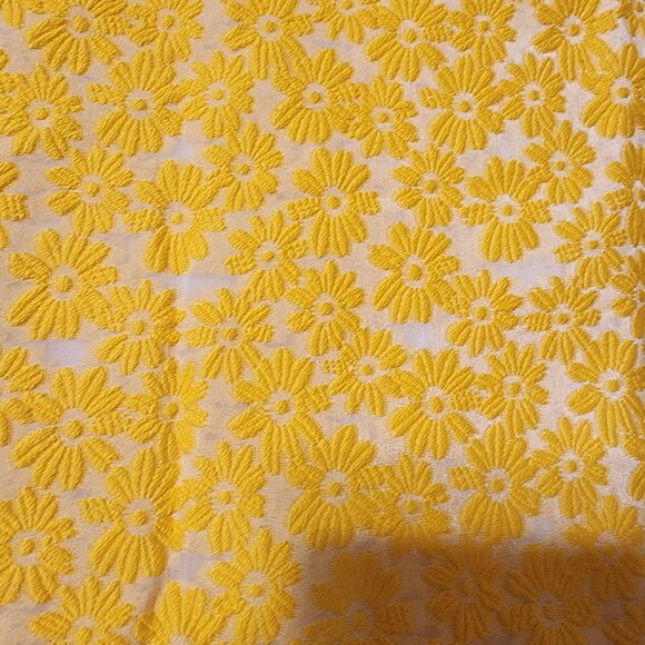Tuckernuck Yellow Daisy Jacquard Aurelia Dress NWT XL - Picture 4 of 15